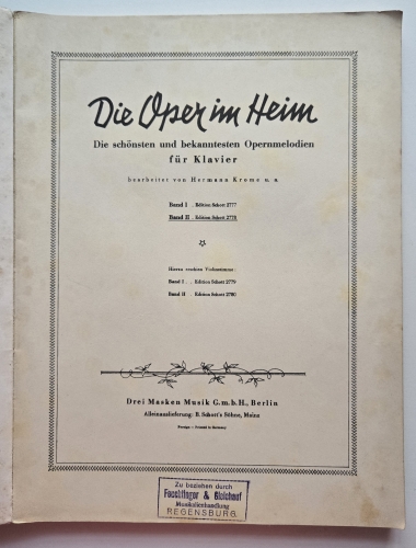Die Oper im Heim II, Einleitung